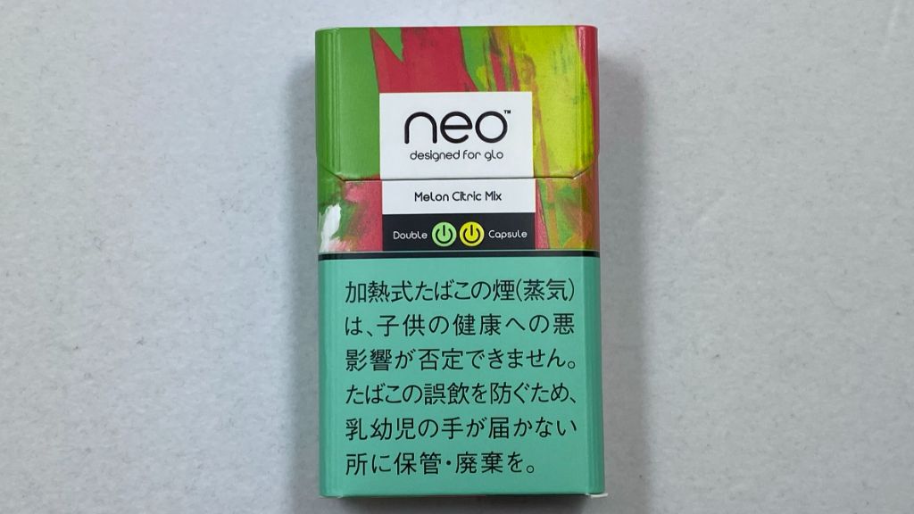 ネオ・メロン・シトリック・ミックス・スティックのパッケージ
